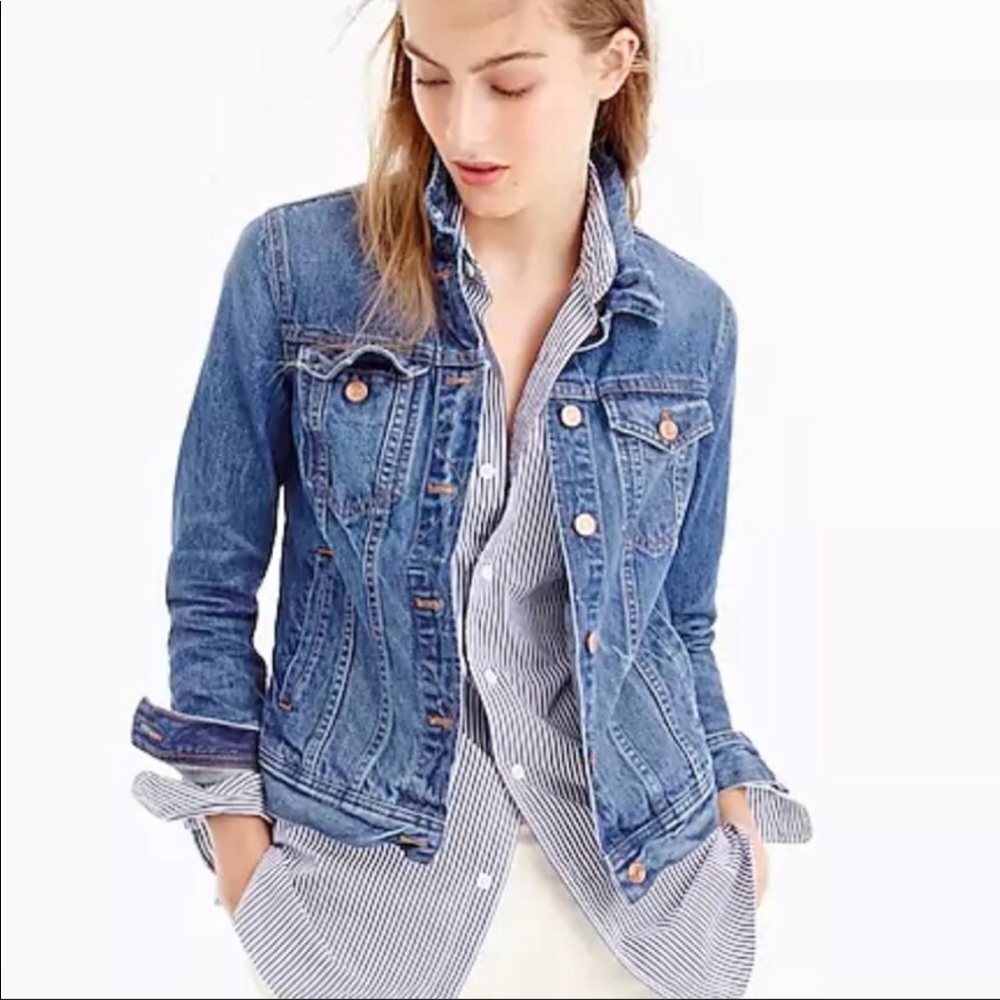 J.Crew Classic Denim Jacket - Size XS